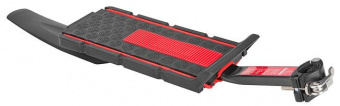 Багажник 20"-28" BLF-H22 консольный быстросъёмный, со щитком, Alu/Plastic, Black/Red