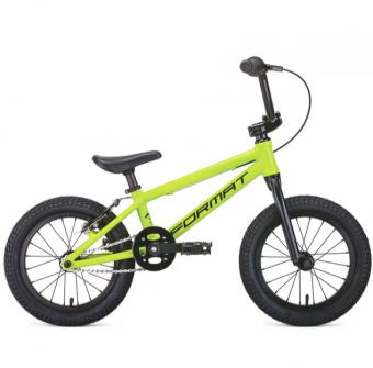 Велосипед FORMAT Kids 14 (14" 1 ск.) 2019-2020, желтый мат